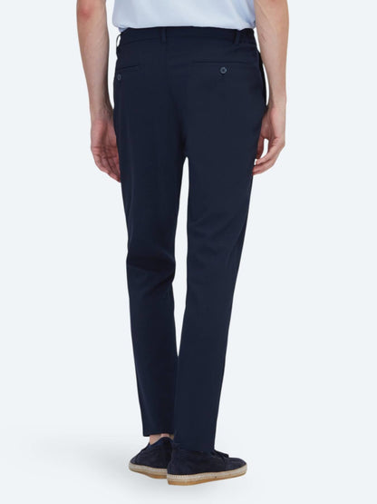 Lacivert Dokuma Jogging Fit Casual Pantolon