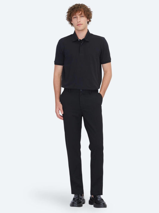 Siyah Dokuma Jogging Fit Casual Pantolon
