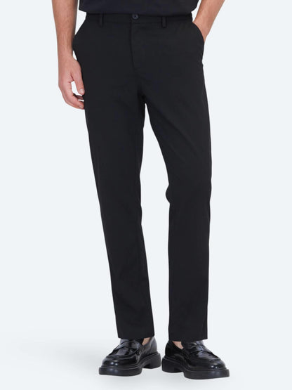 Siyah Dokuma Jogging Fit Casual Pantolon
