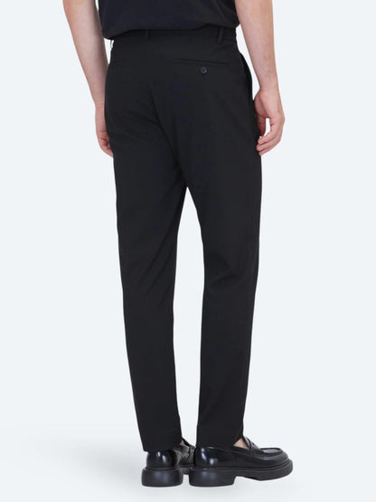 Siyah Dokuma Jogging Fit Casual Pantolon