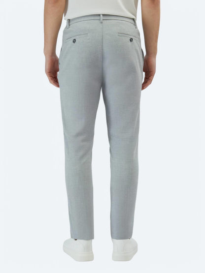 Gri Dokuma Jogging Fit Casual Pantolon
