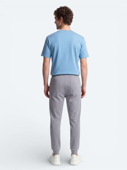 Mavi Düz T-shirt