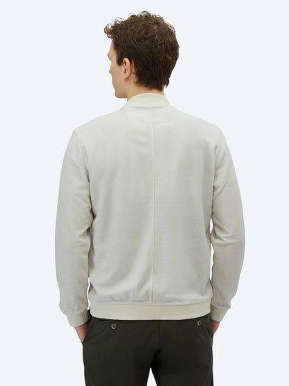 Bej Regular Fit Casual Örme Mont