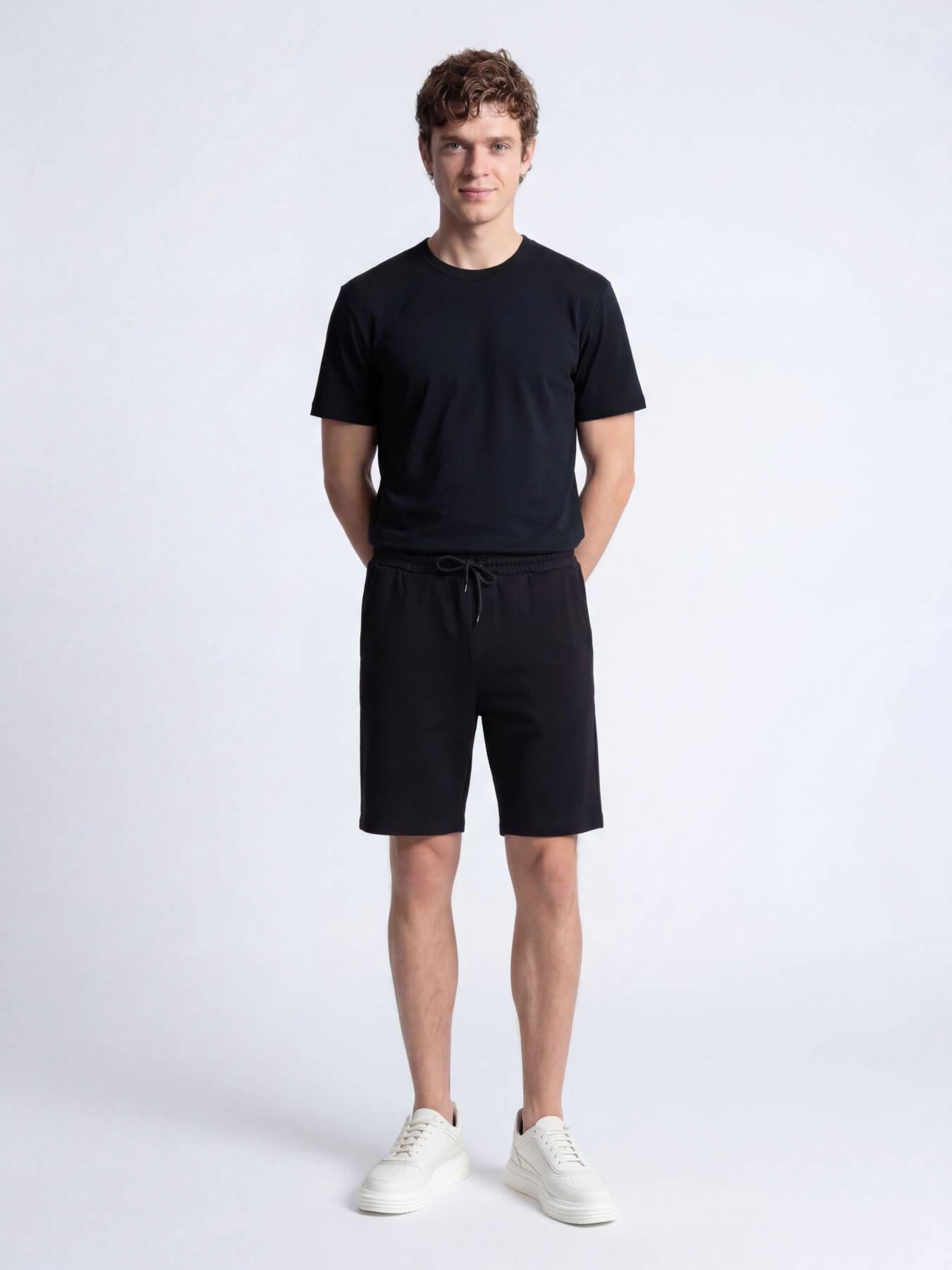 Siyah Düz T-shirt