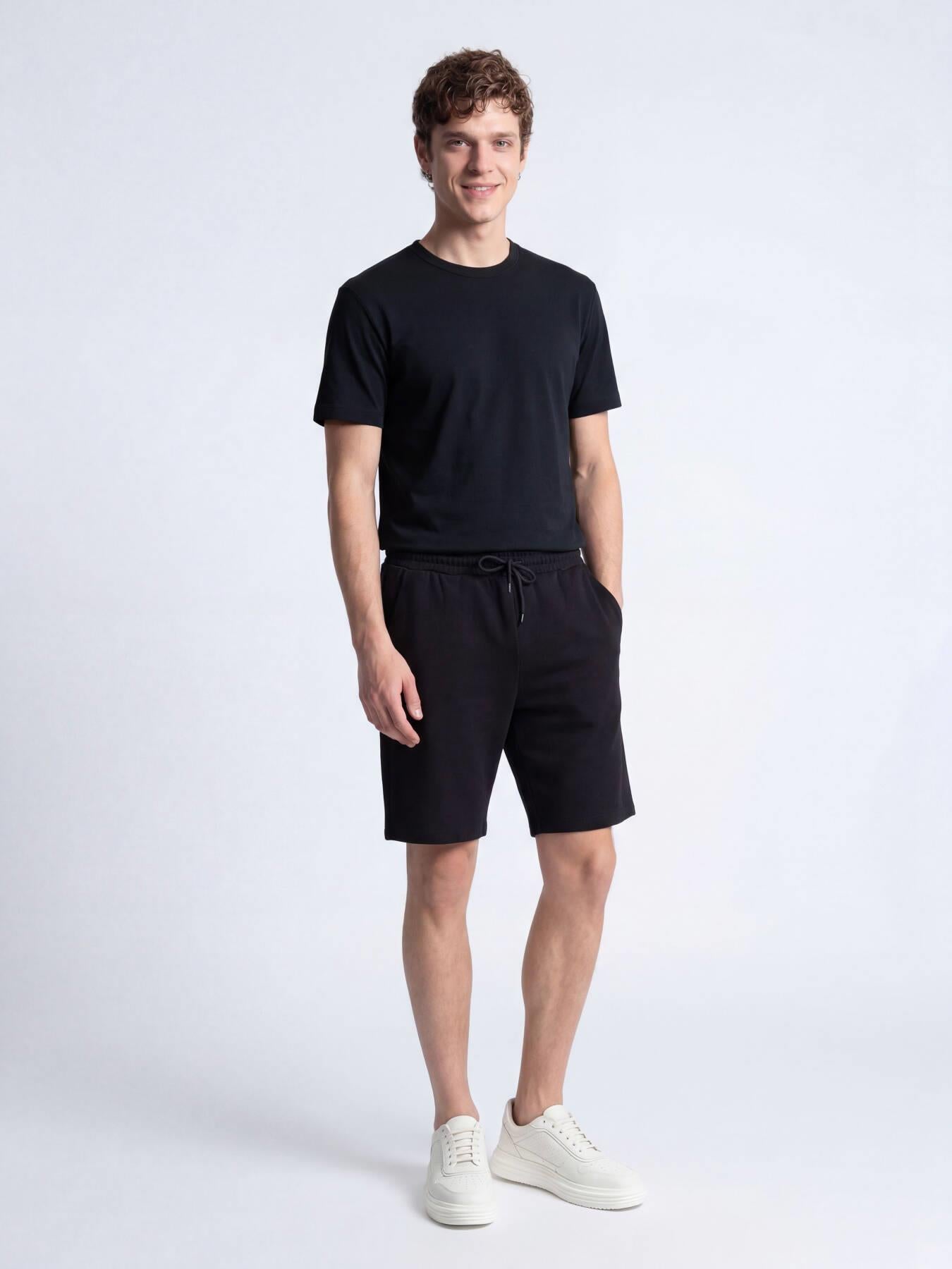 Siyah Düz T-shirt