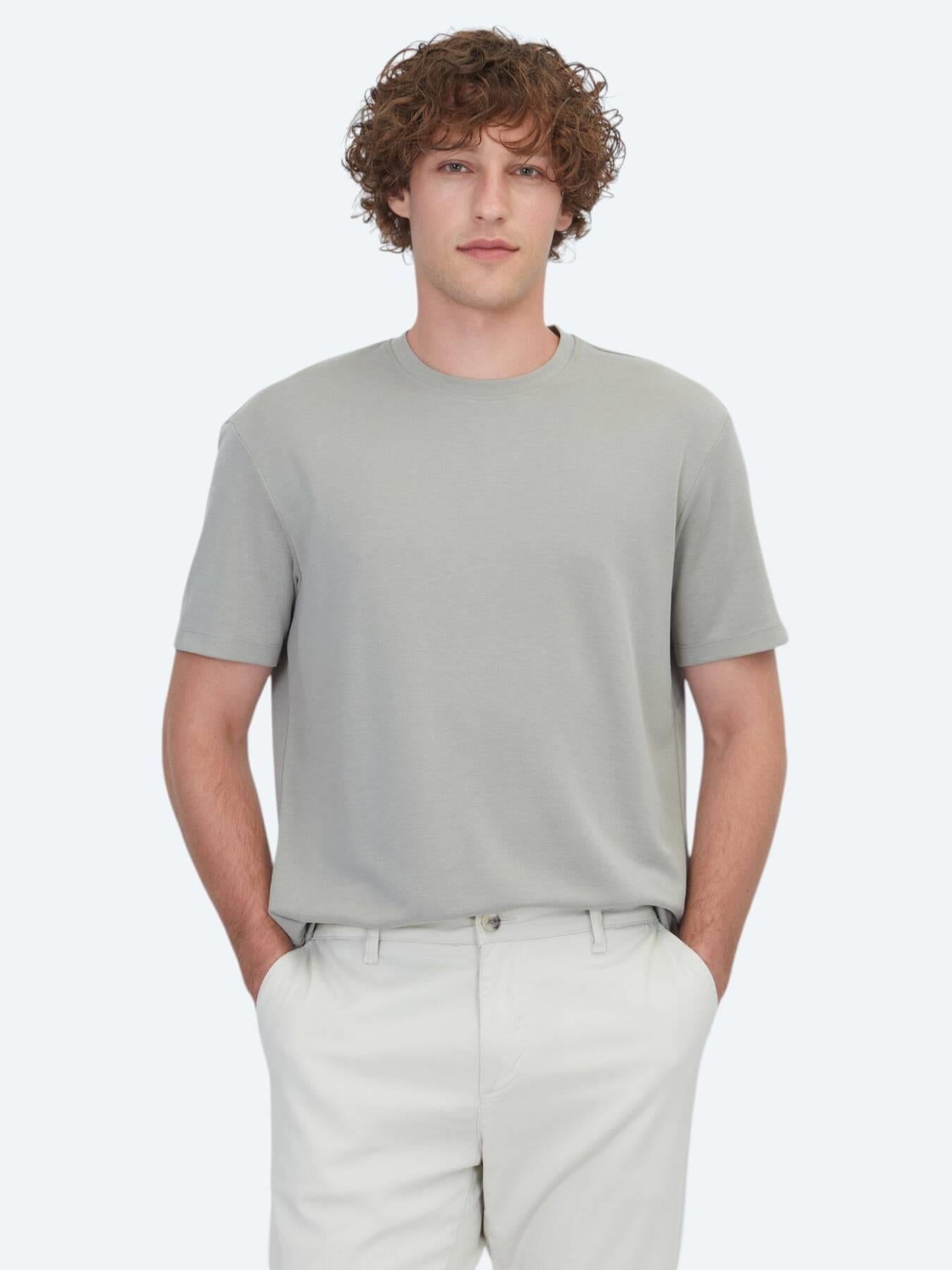 Haki Düz T-shirt