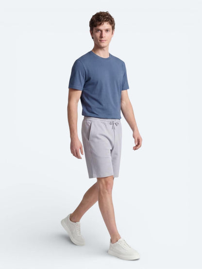 Indigo Düz T-shirt