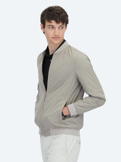 Vizon Regular Fit Dik Yaka Casual Dokuma Mont