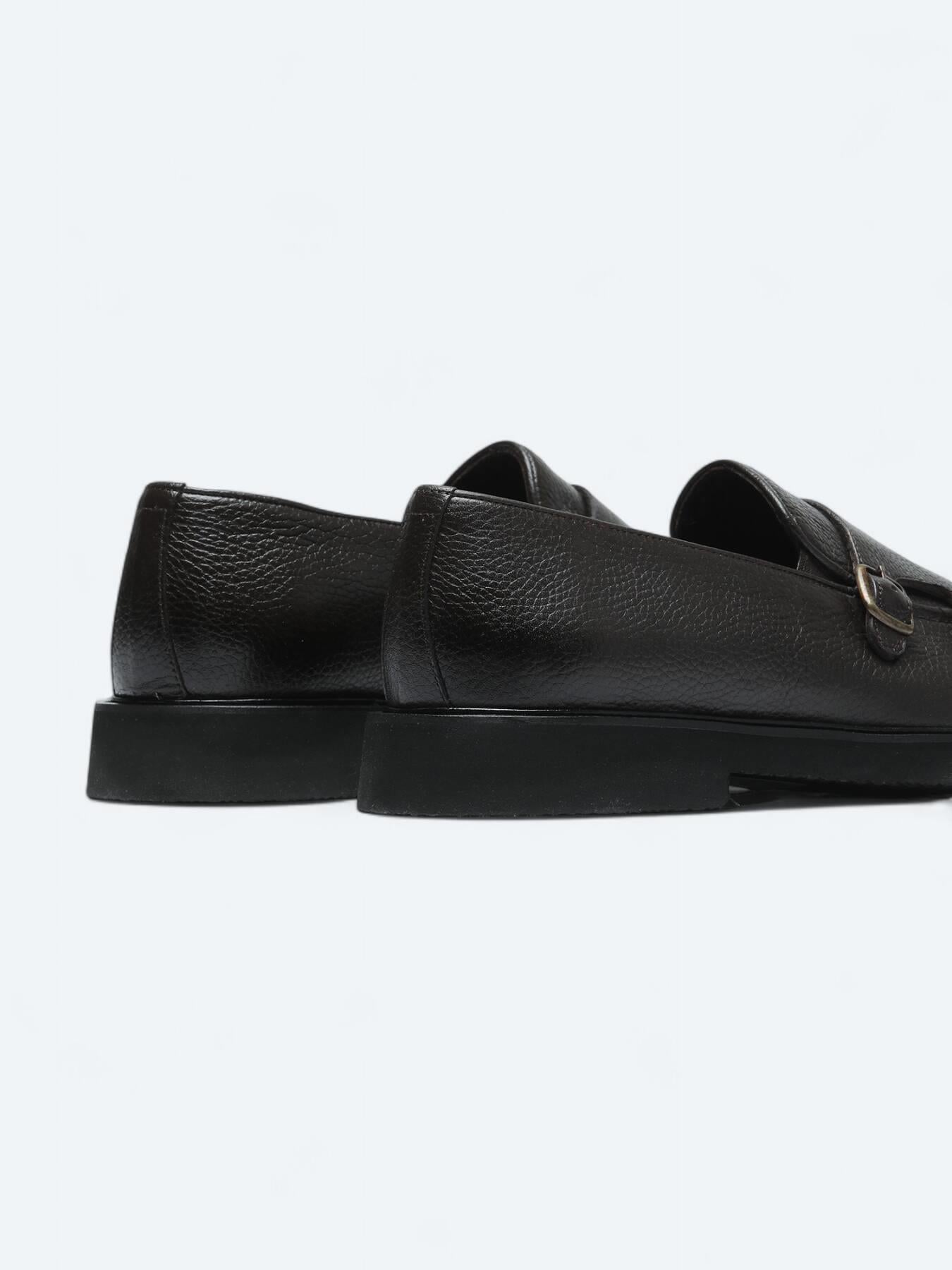 Kahverengi Deri Smart Casual Loafer