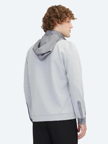 Gri Kapüşonlu Sweatshırt