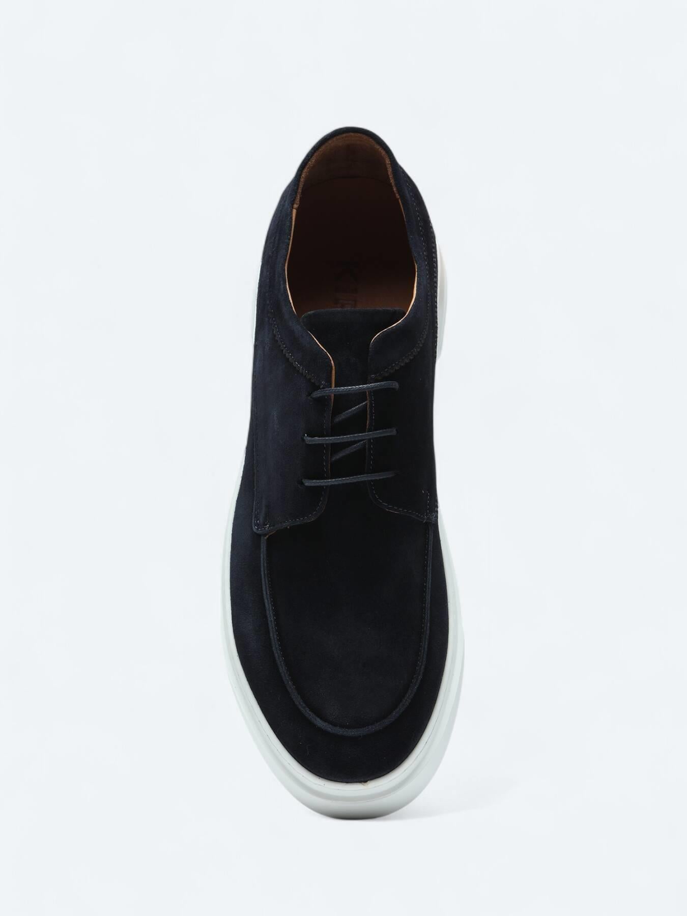 Lacivert Süet Smart Casual Ayakkabı