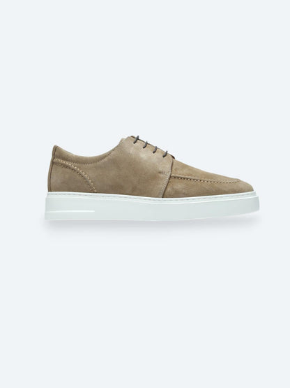 Bej Süet Smart Casual Ayakkabı