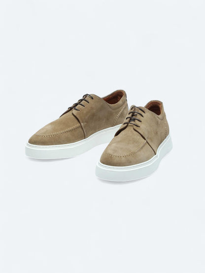 Bej Süet Smart Casual Ayakkabı