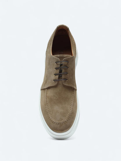 Bej Süet Smart Casual Ayakkabı
