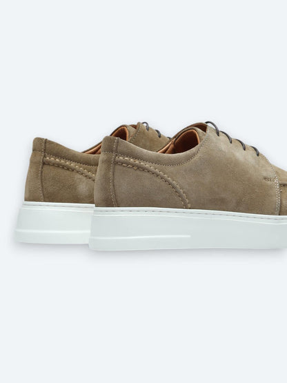 Bej Süet Smart Casual Ayakkabı