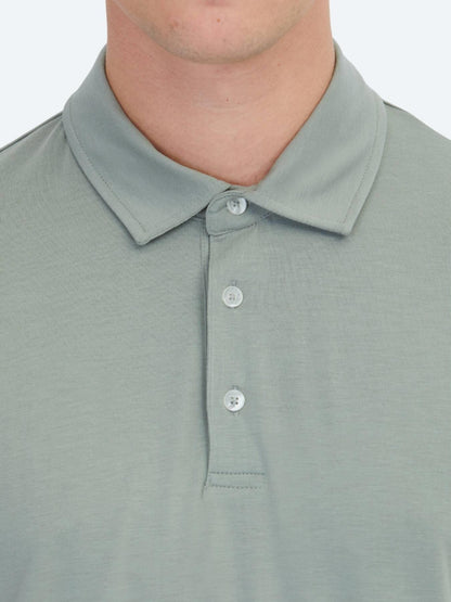 Haki Düz Çevre Dostu Polo Yaka T-shirt