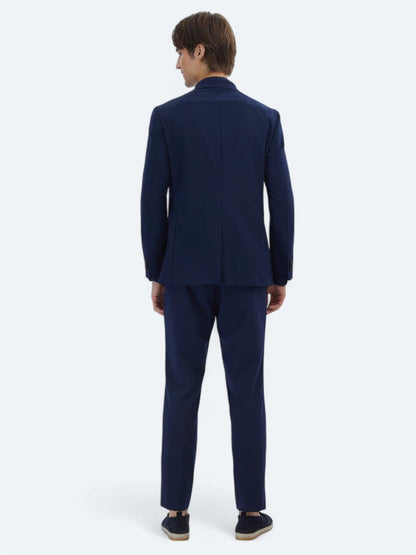 Lacivert Düz Modern Fit Takım Elbise