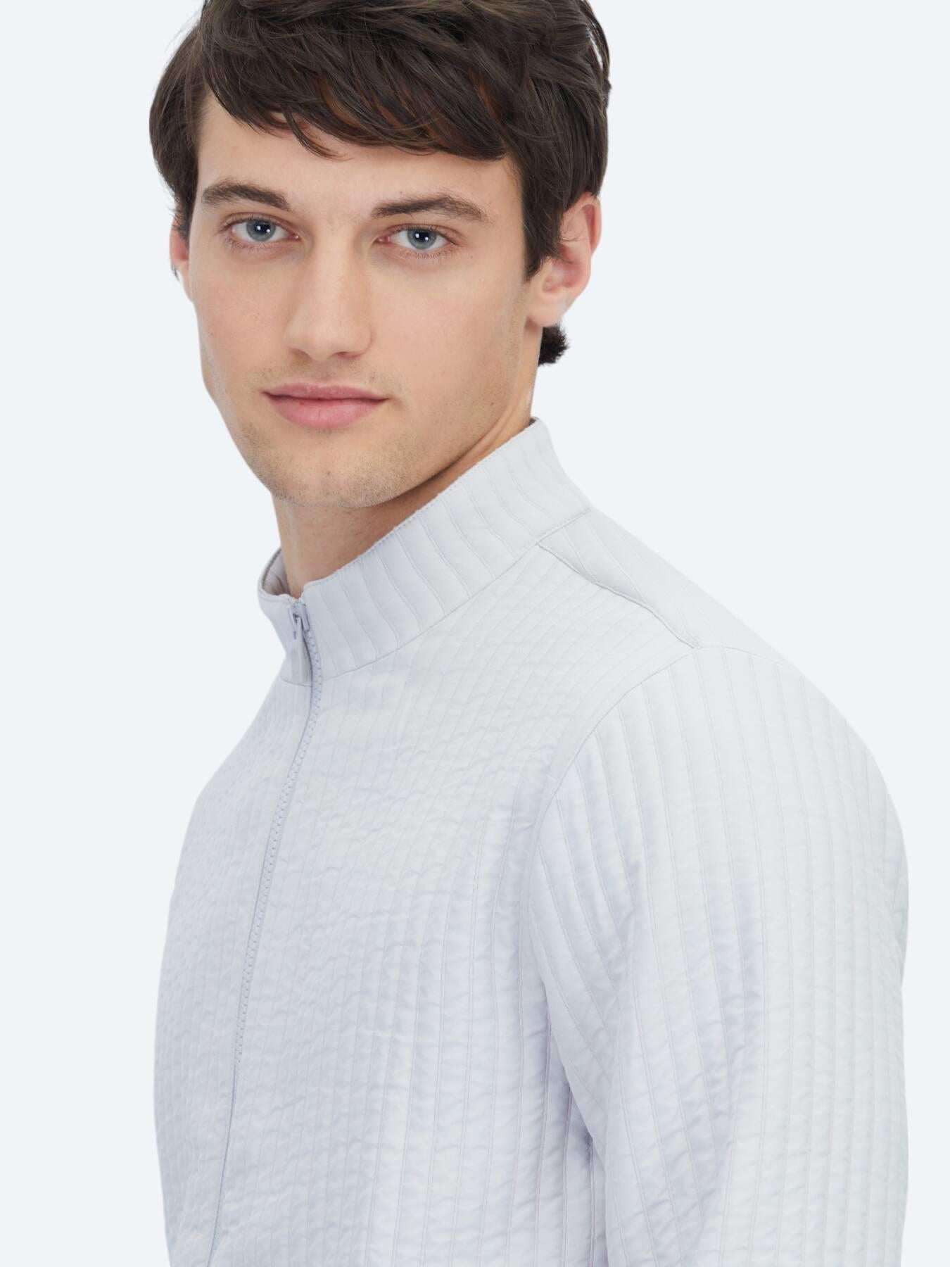 Gri Regular Fit Casual Dokuma Mont