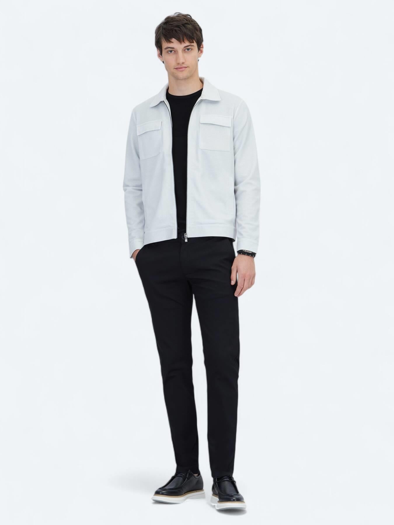 Taş Regular Fit Casual Örme Mont