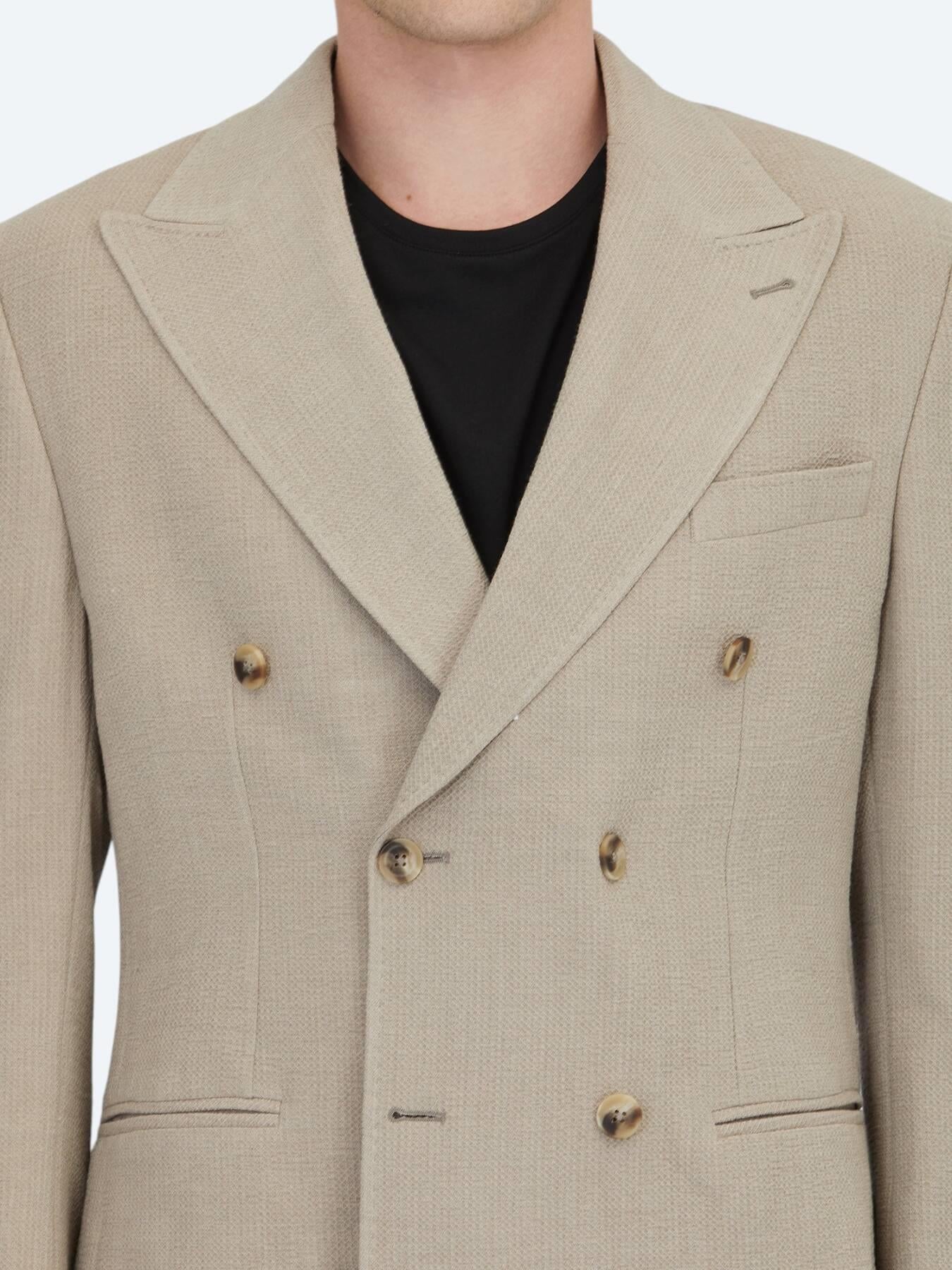 Vizon Desenli Comfort Fit Ceket