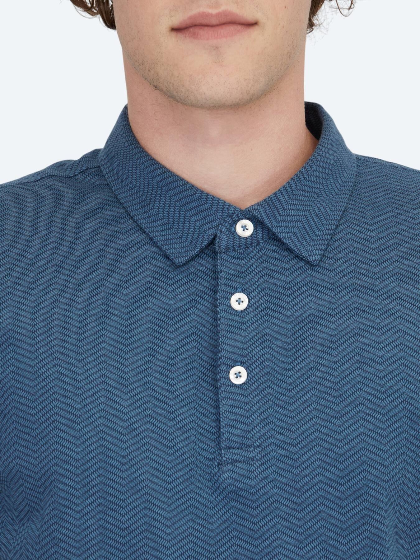 Lacivert Polo Yaka %100 Pamuk T-shirt