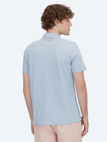 Mavi Polo Yaka %100 Pamuk T-shirt