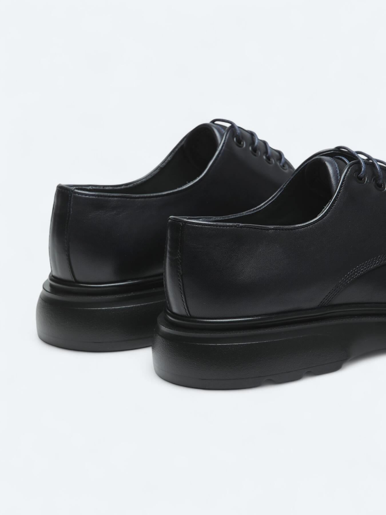 Lacivert Deri Smart Casual Ayakkabı