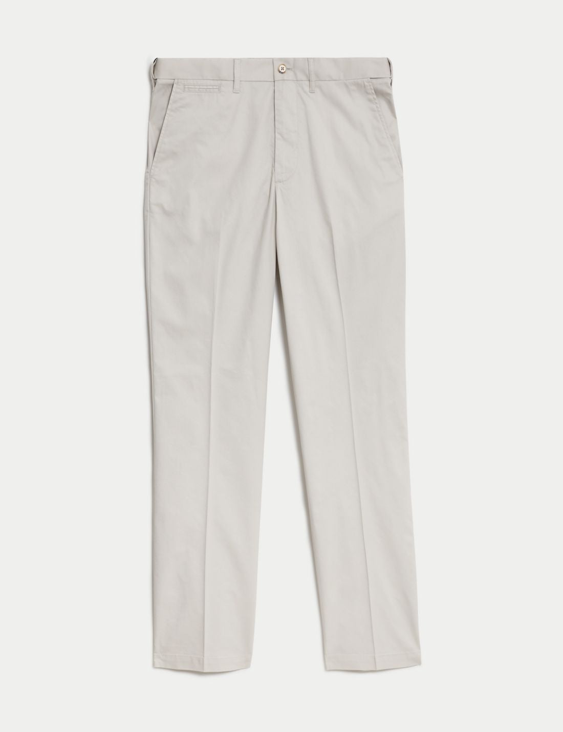 Regular Fit Hafif Dokulu Chino Pantolon