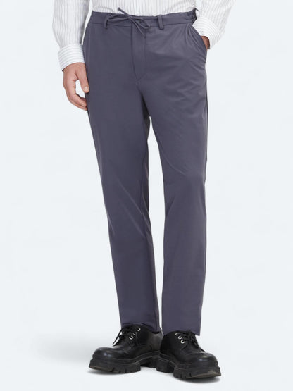 Gri Dokuma Jogging Fit Casual Pantolon