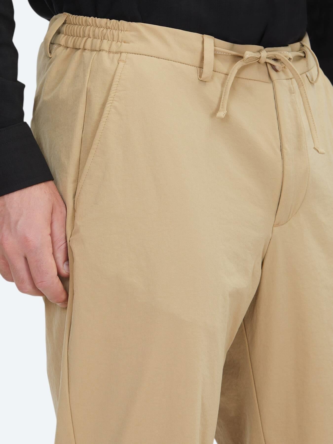 Bej Dokuma Jogging Fit Casual Pantolon