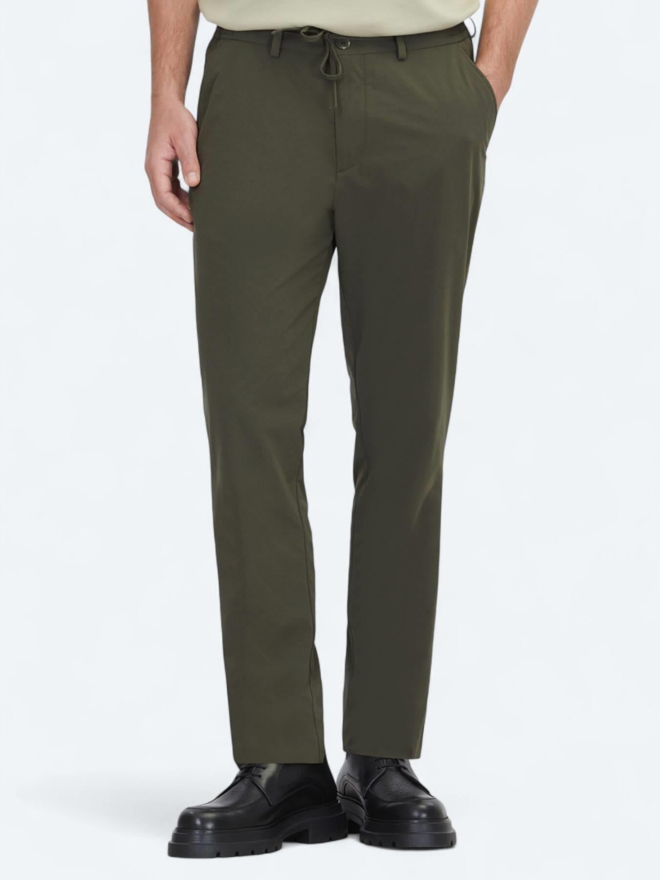 Haki Dokuma Jogging Fit Casual Pantolon