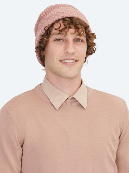 Somon Bisiklet Yaka Düz Örgü Yün Karışımlı Triko Kazak
