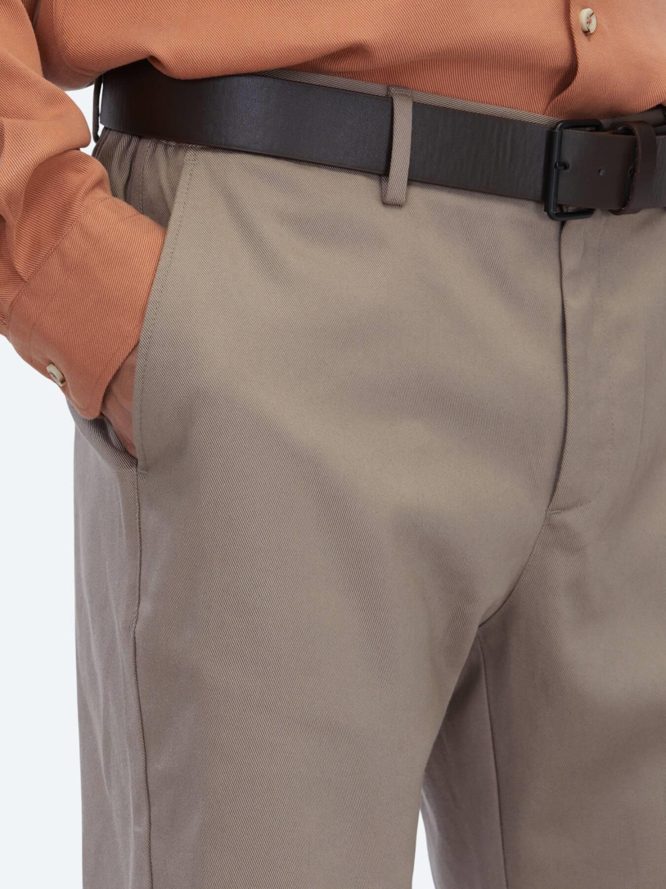Vizon Dokuma Jogging Fit Casual Pamuk Karışımlı Pantolon