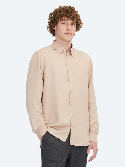 Somon Regular Fit Uzun Dokuma Casual Gömlek