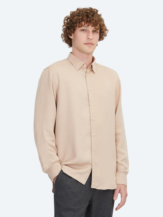 Somon Regular Fit Uzun Dokuma Casual Gömlek