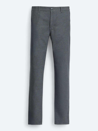 Gri Dokuma Jogging Fit Casual Pantolon