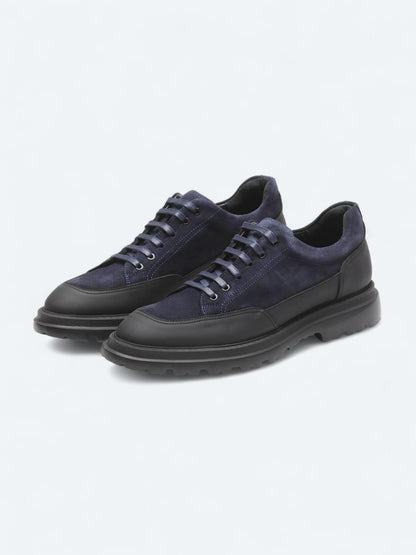 Lacivert Deri Smart Casual Ayakkabı