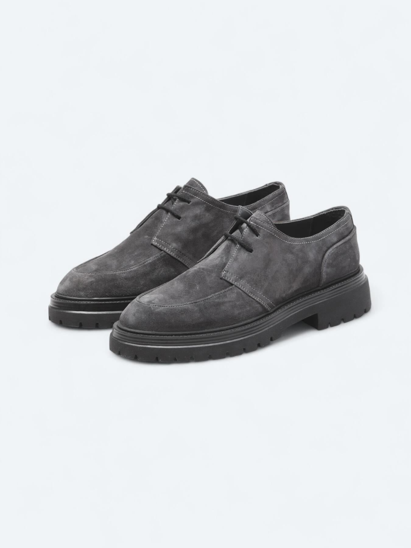 Antrasit Süet Smart Casual Ayakkabı