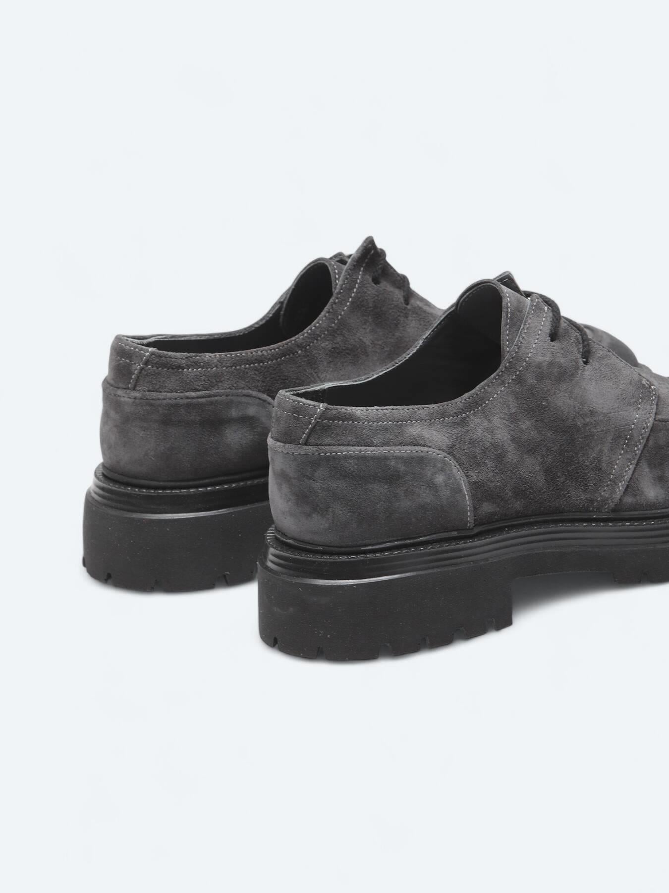 Antrasit Süet Smart Casual Ayakkabı
