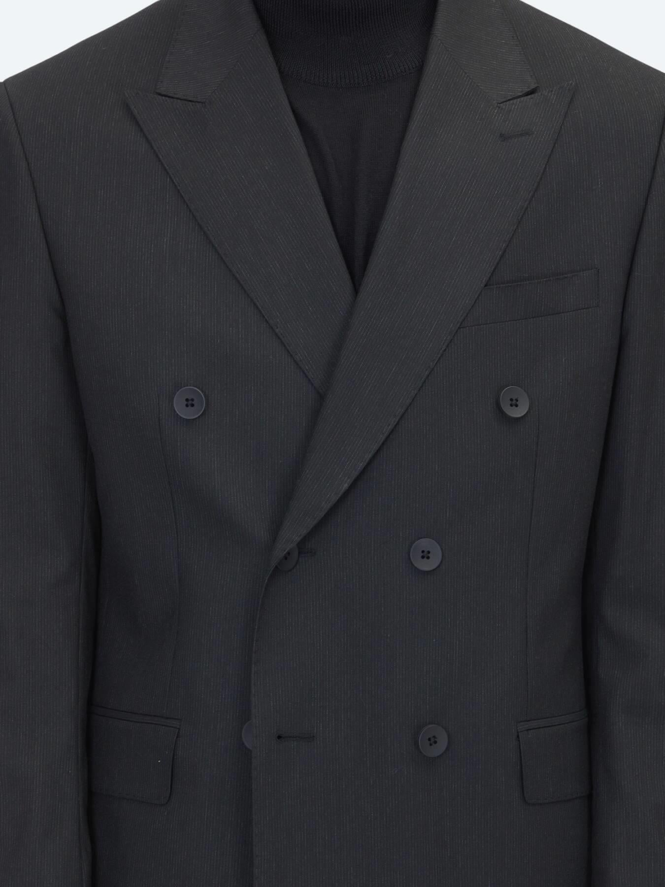 Siyah Mikro Modern Fit Takım Elbise