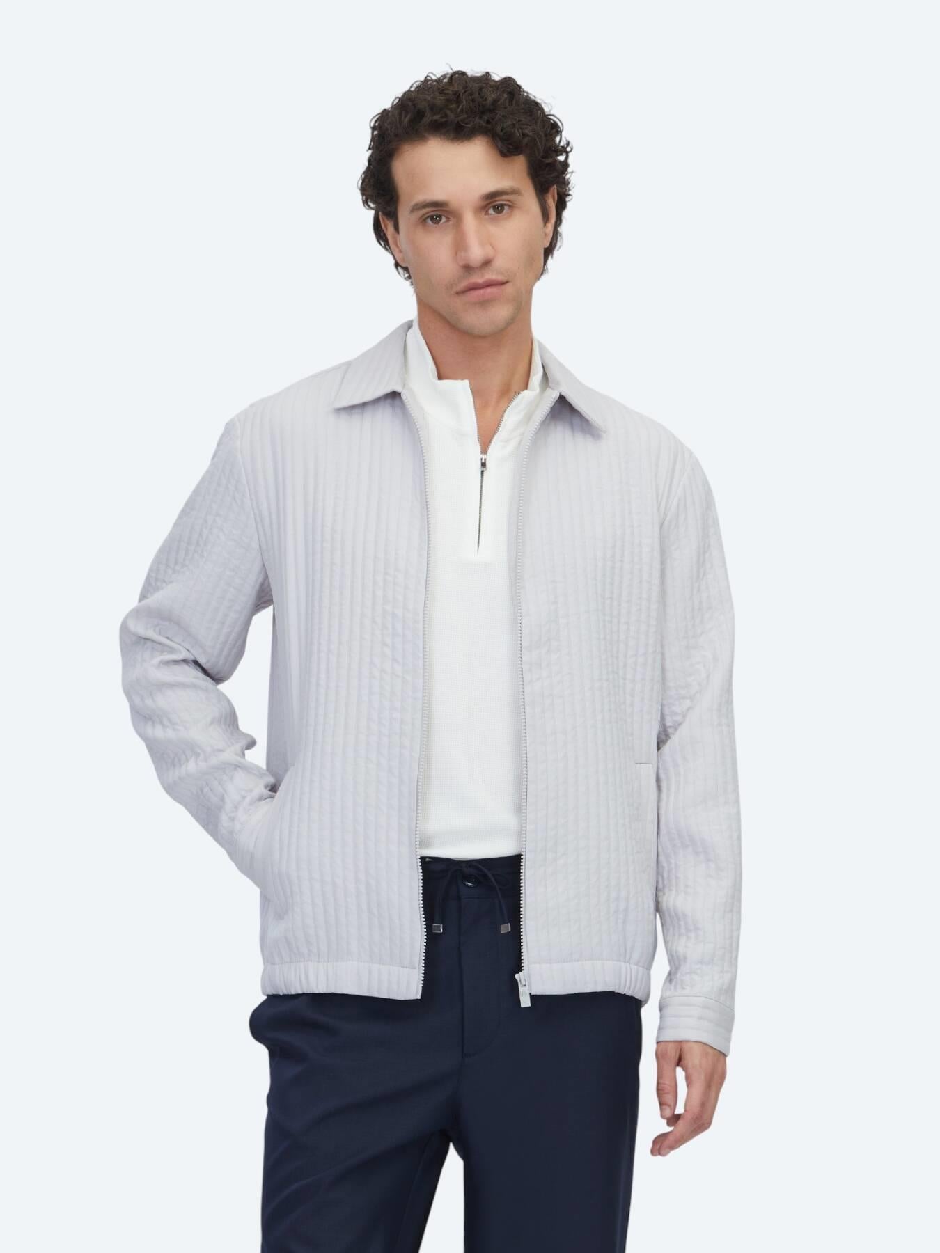 Gri Regular Fit Dokuma Overshırt