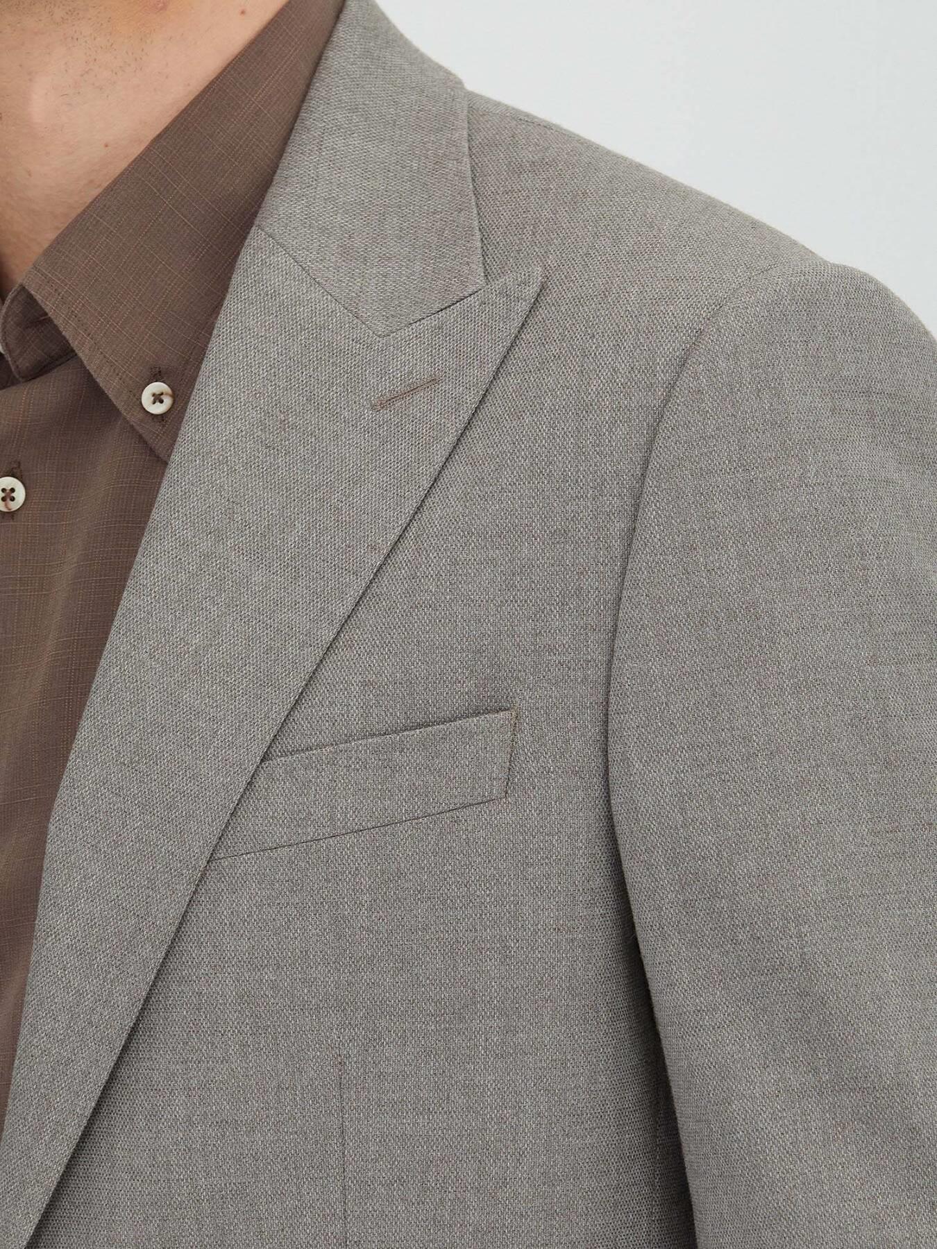 Açık Kahve Mikro Modern Fit Takım Elbise