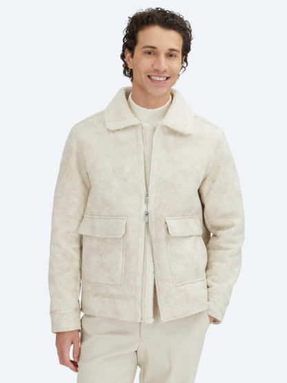 Taş Regular Fit Gömlek Yaka Casual Dokuma Mont