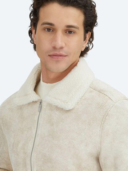 Taş Regular Fit Gömlek Yaka Casual Dokuma Mont