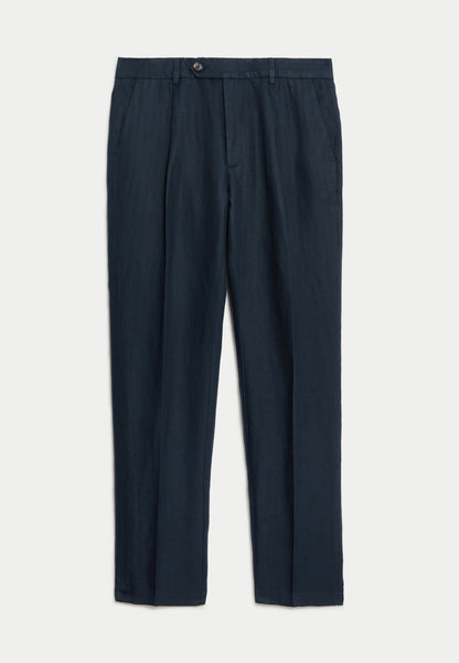Tapered Fit Keten Pantolon
