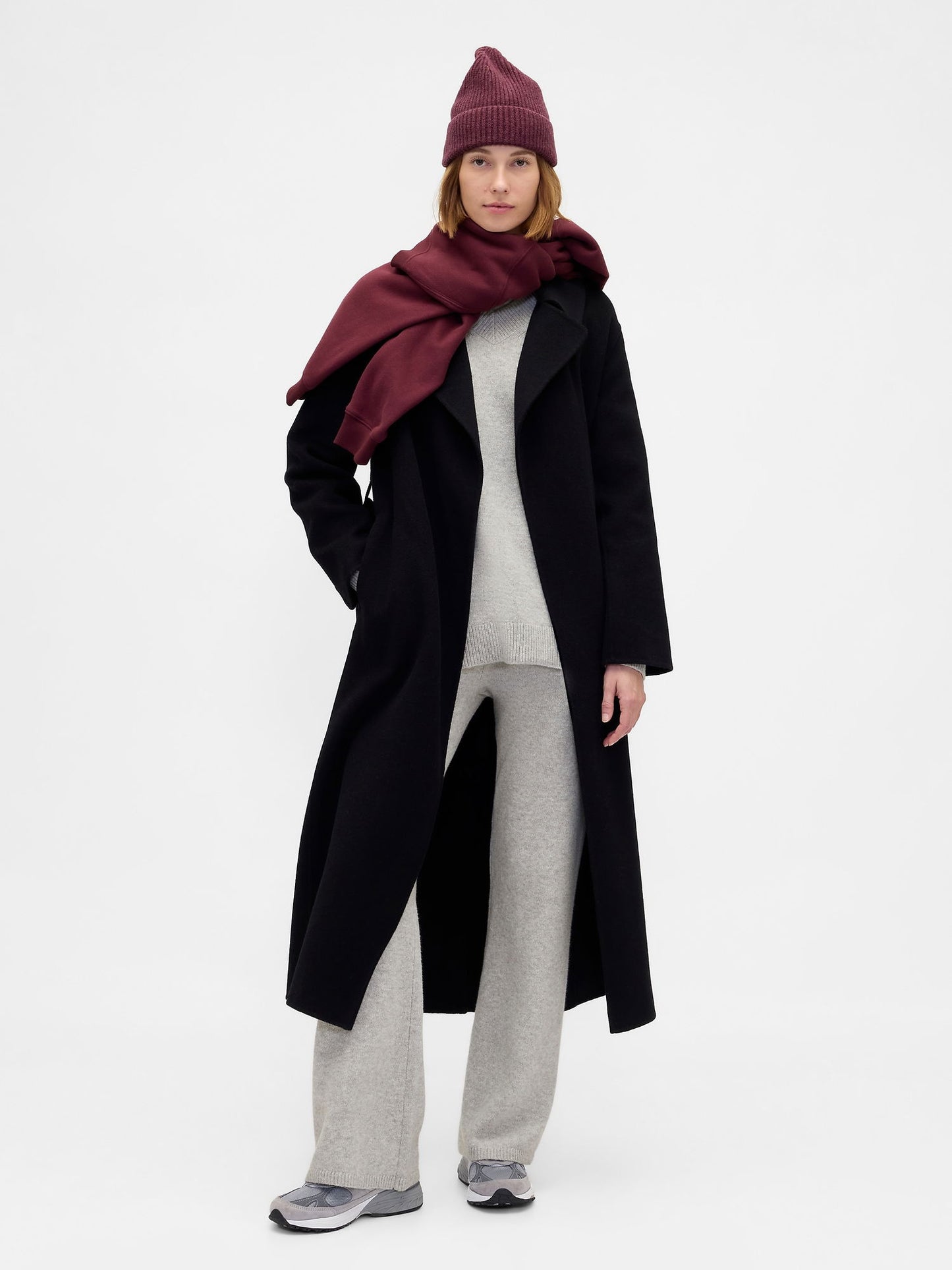 Gri Cashsoft Boot Triko Pantolon