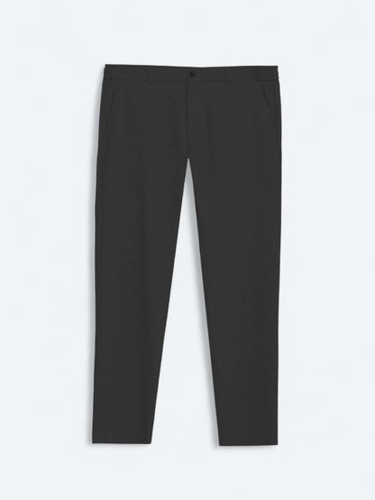 Siyah Dokuma Jogging Fit Casual Pantolon