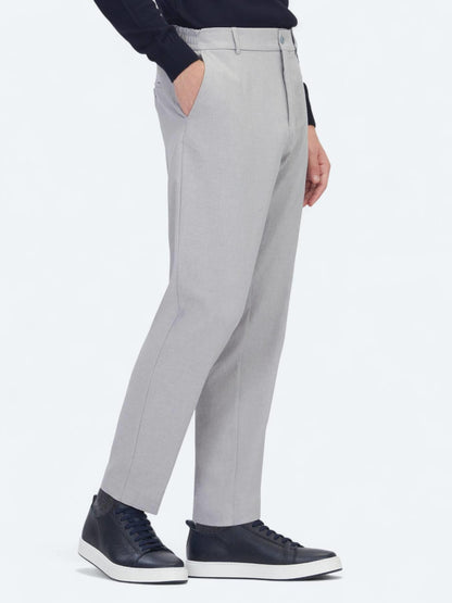 Gri Dokuma Jogging Fit Casual Pantolon