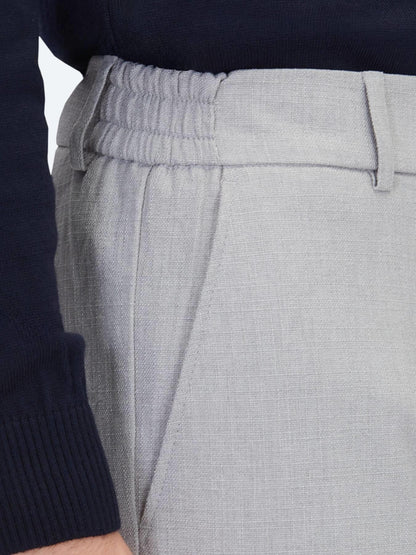Gri Dokuma Jogging Fit Casual Pantolon