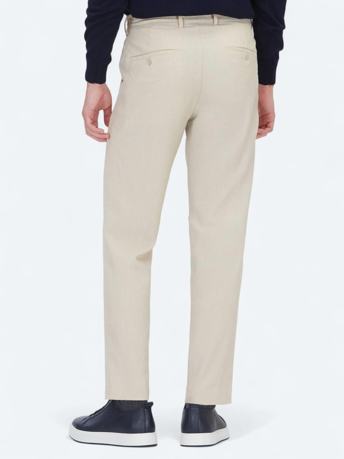 Bej Dokuma Jogging Fit Casual Pantolon
